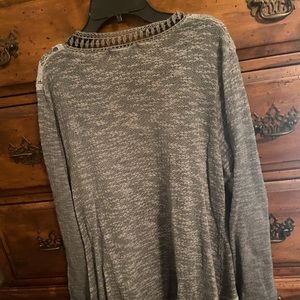 Simply Couture sweater. Polyester and Cotton.